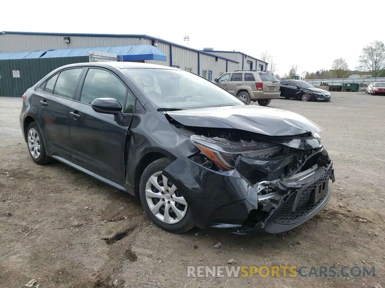 1 Photograph of a damaged car JTDEPRAEXLJ087906 TOYOTA COROLLA 2020