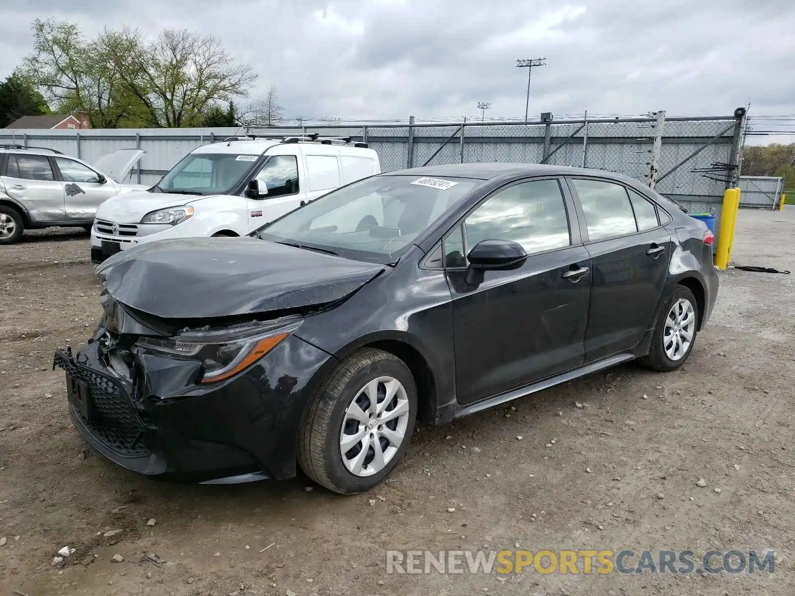 2 Photograph of a damaged car JTDEPRAEXLJ087906 TOYOTA COROLLA 2020