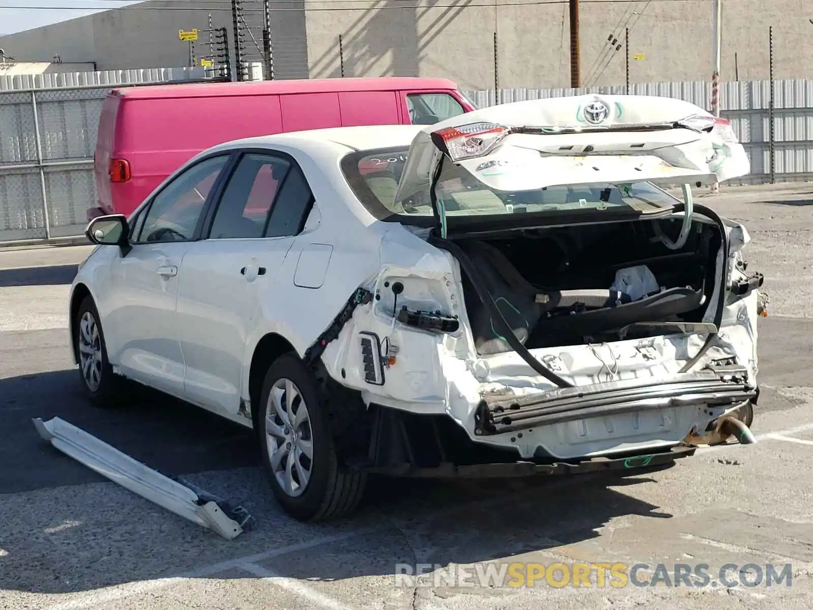 3 Photograph of a damaged car JTDEPRAEXLJ088330 TOYOTA COROLLA 2020