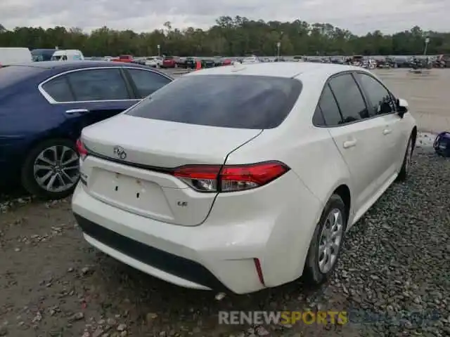 4 Photograph of a damaged car JTDEPRAEXLJ088523 TOYOTA COROLLA 2020