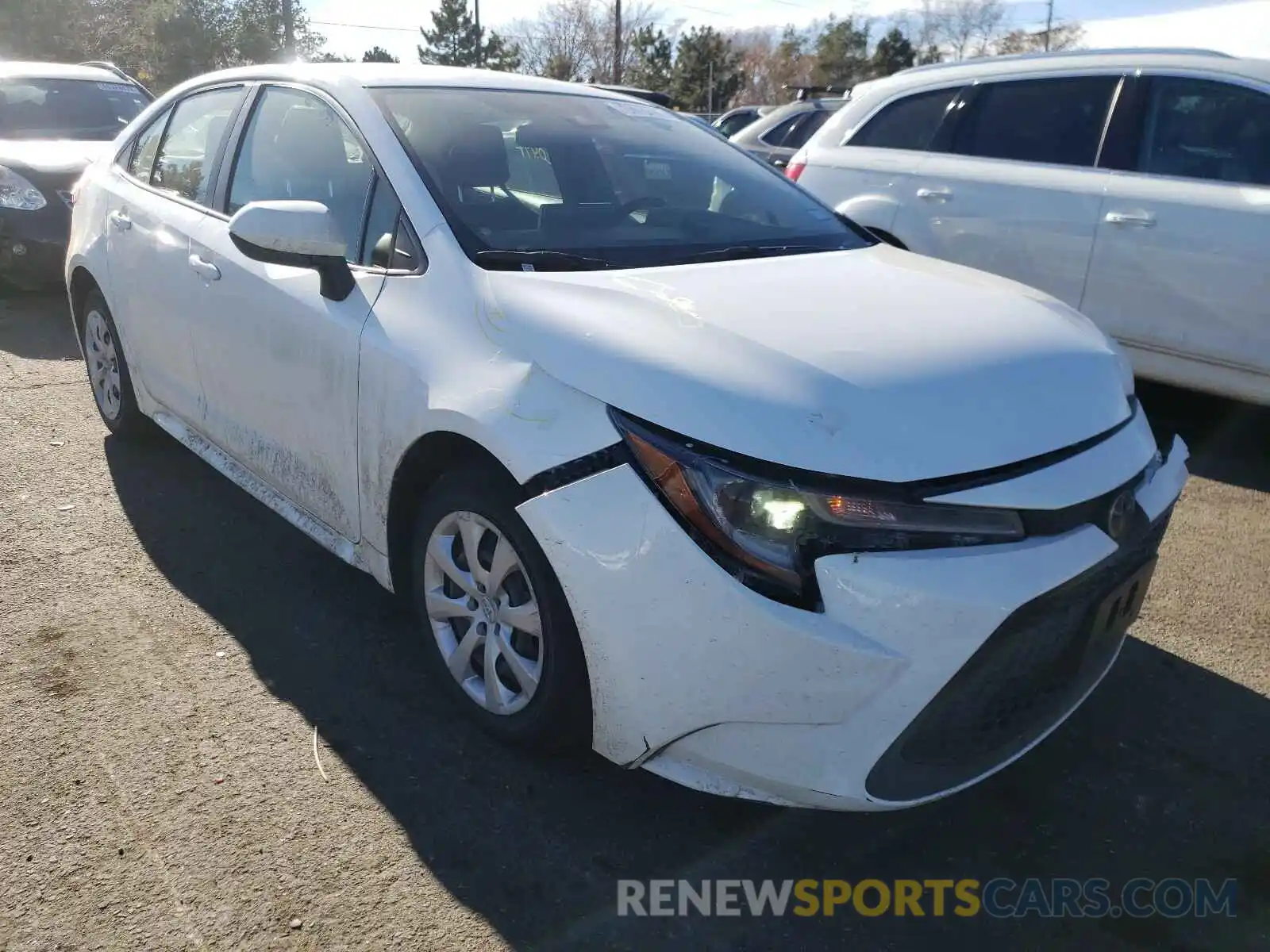 1 Photograph of a damaged car JTDEPRAEXLJ089185 TOYOTA COROLLA 2020