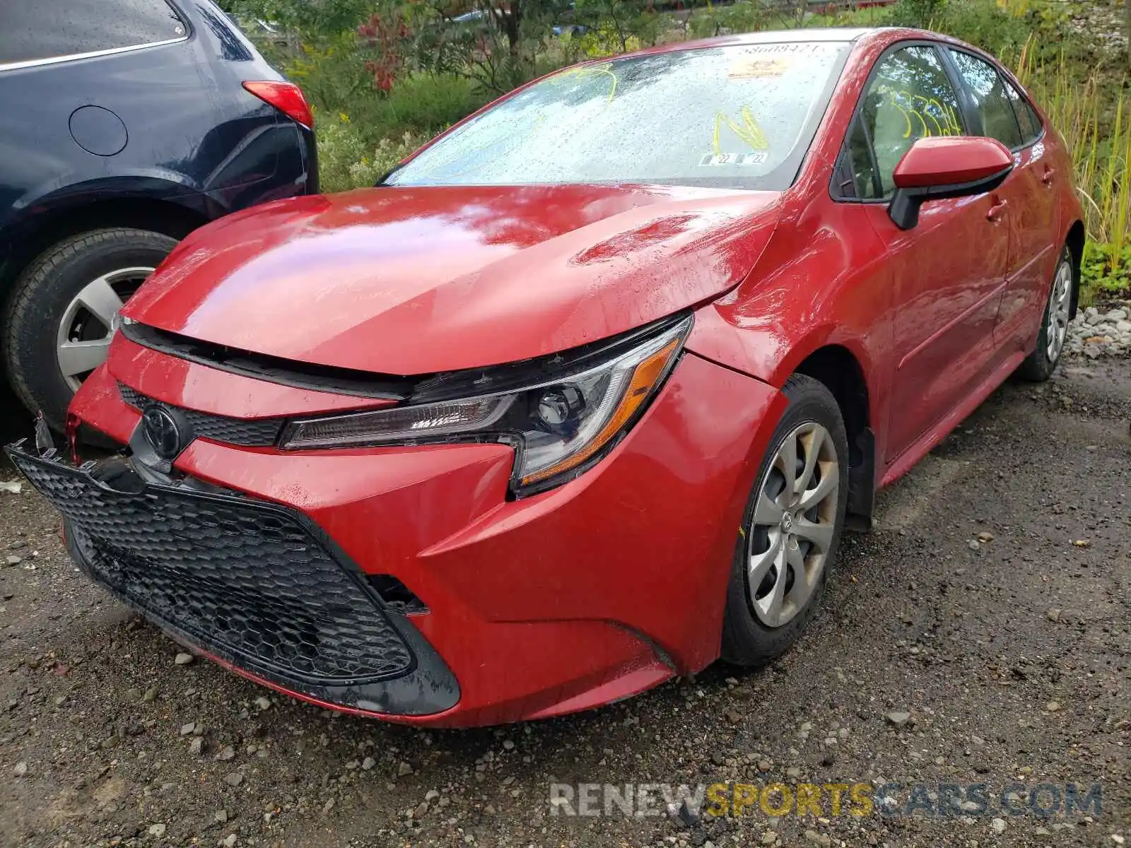 2 Photograph of a damaged car JTDEPRAEXLJ090045 TOYOTA COROLLA 2020