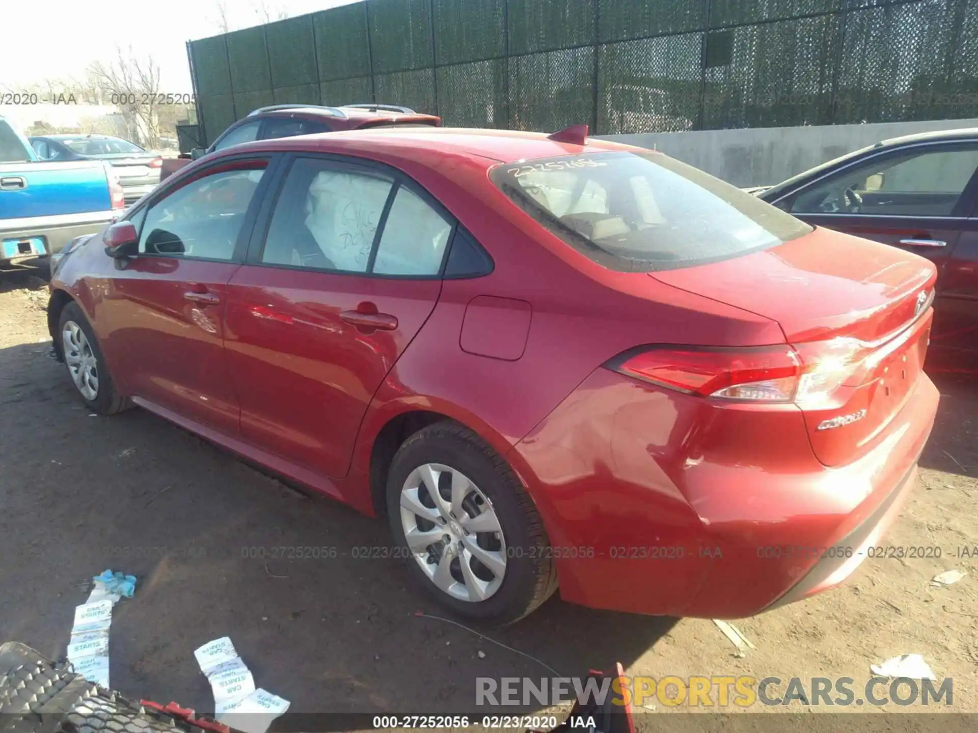 3 Photograph of a damaged car JTDEPRAEXLJ090191 TOYOTA COROLLA 2020