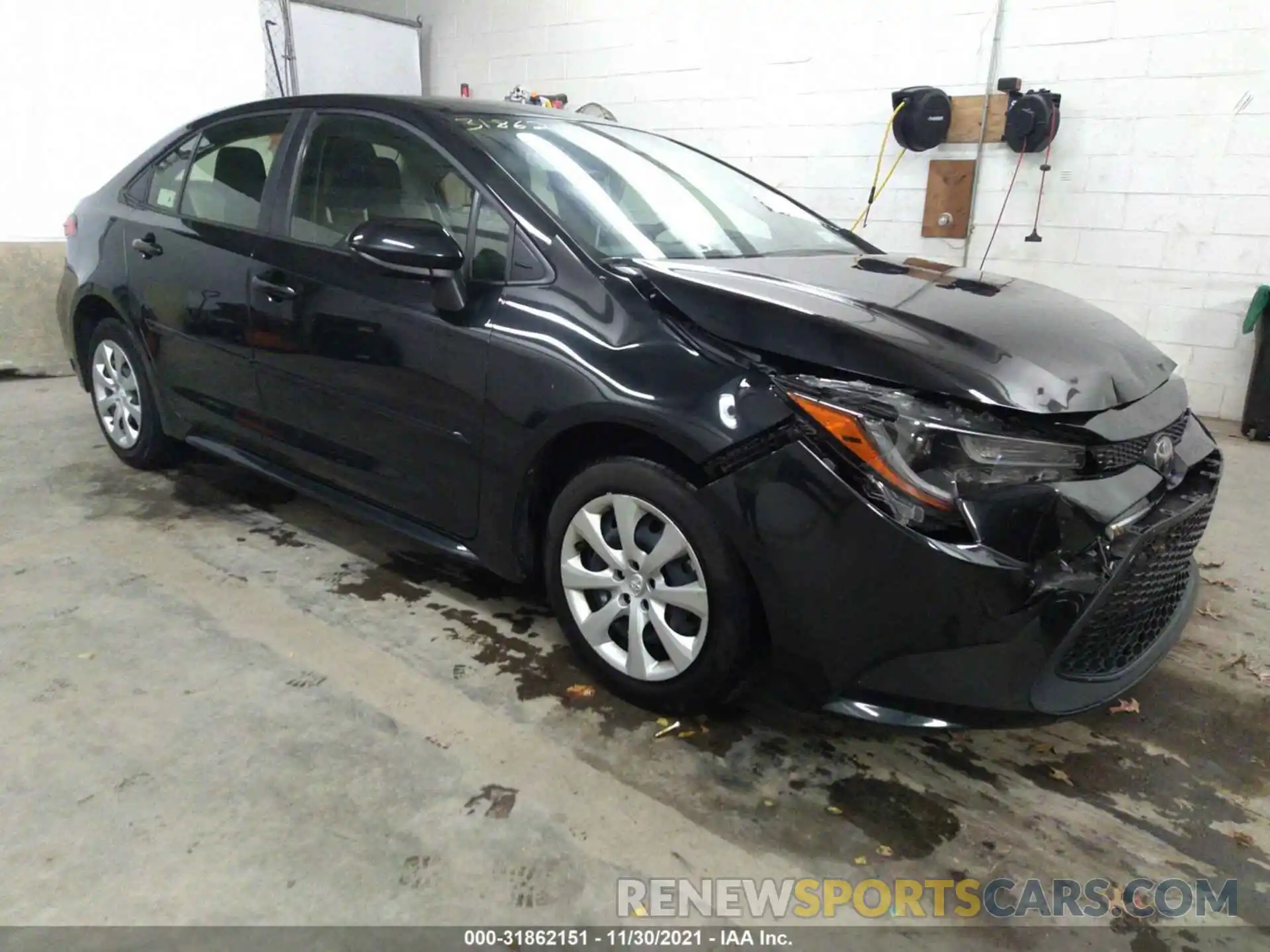 1 Photograph of a damaged car JTDEPRAEXLJ090496 TOYOTA COROLLA 2020