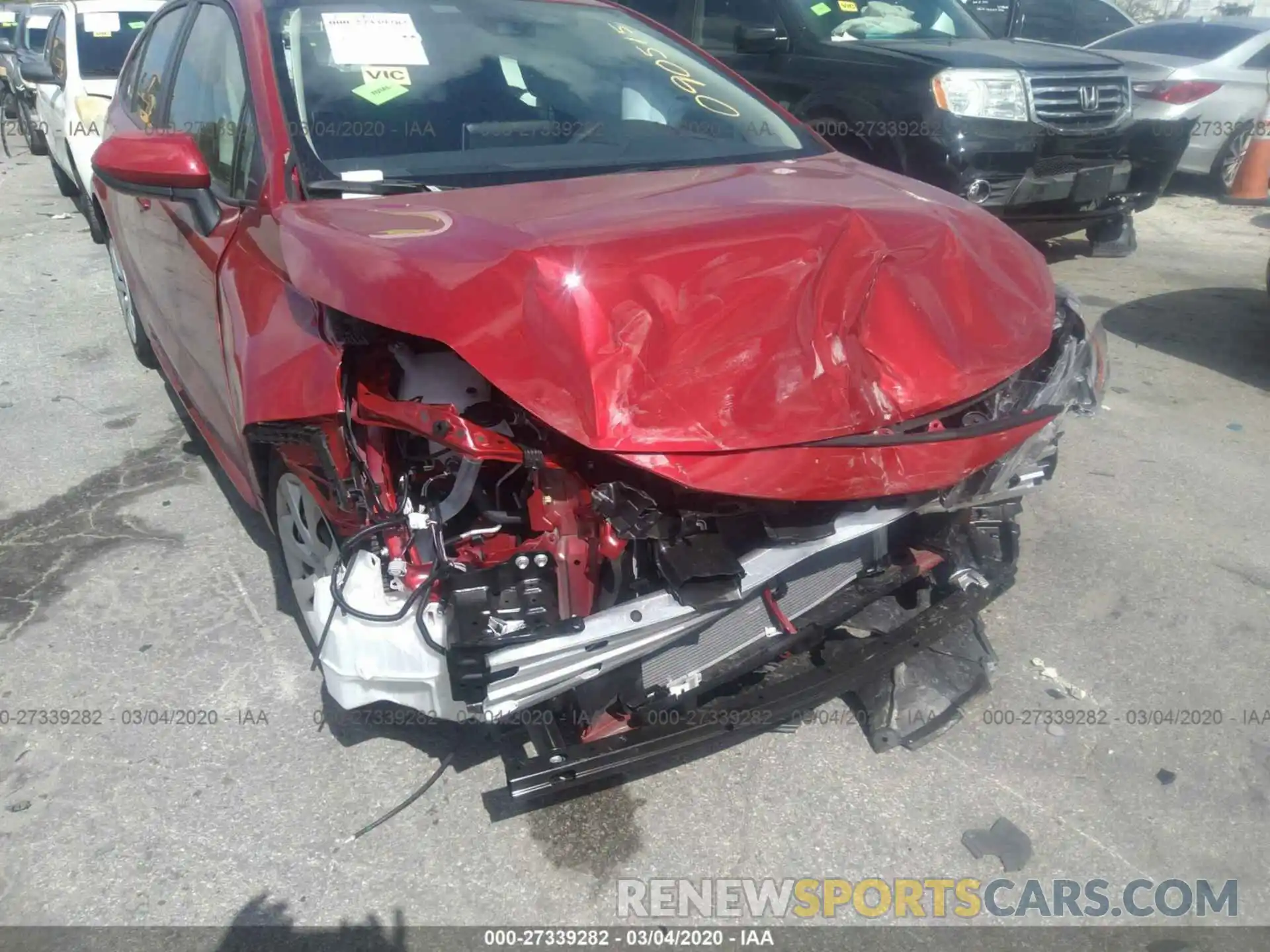 6 Photograph of a damaged car JTDEPRAEXLJ090515 TOYOTA COROLLA 2020