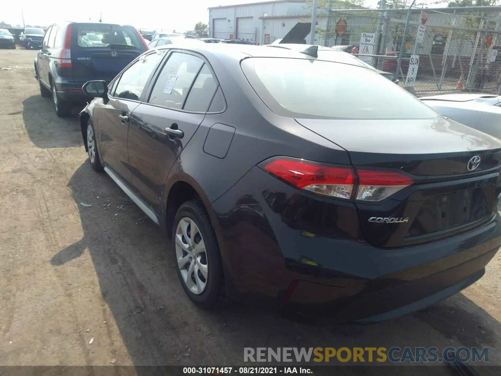 3 Photograph of a damaged car JTDEPRAEXLJ090756 TOYOTA COROLLA 2020