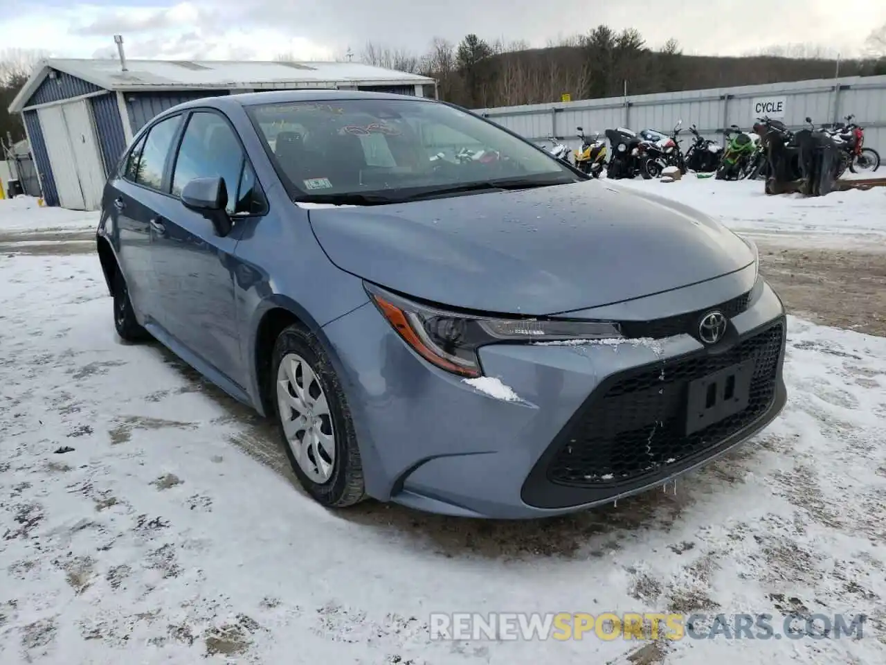 1 Photograph of a damaged car JTDEPRAEXLJ091079 TOYOTA COROLLA 2020