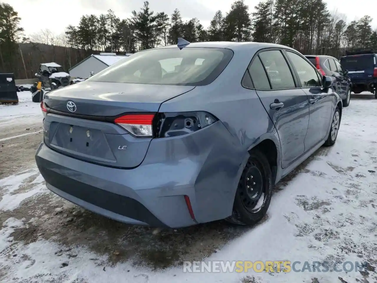 4 Photograph of a damaged car JTDEPRAEXLJ091079 TOYOTA COROLLA 2020