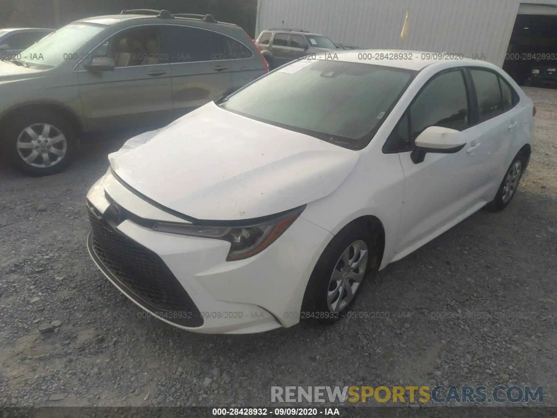 2 Photograph of a damaged car JTDEPRAEXLJ091549 TOYOTA COROLLA 2020