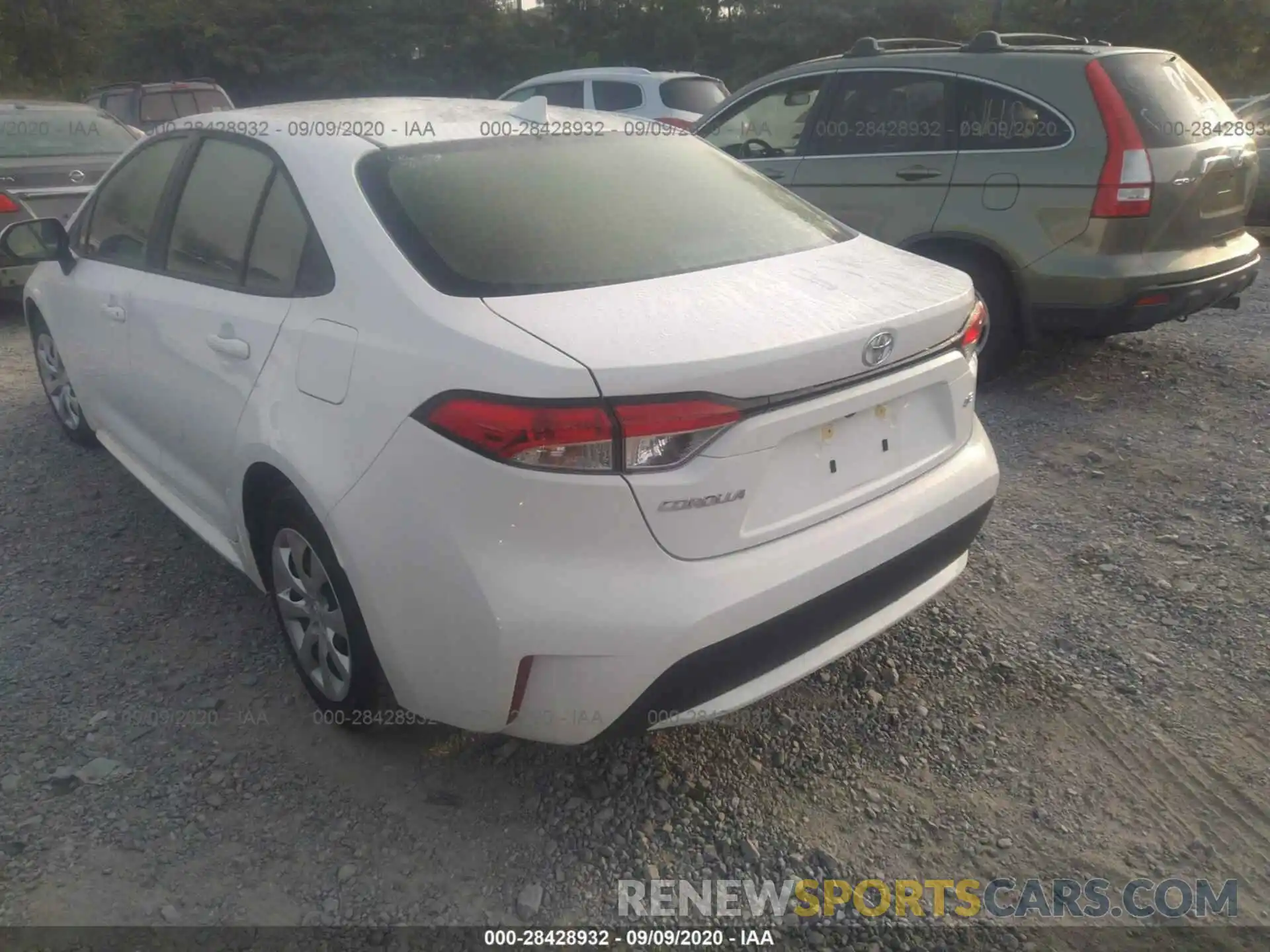 3 Photograph of a damaged car JTDEPRAEXLJ091549 TOYOTA COROLLA 2020