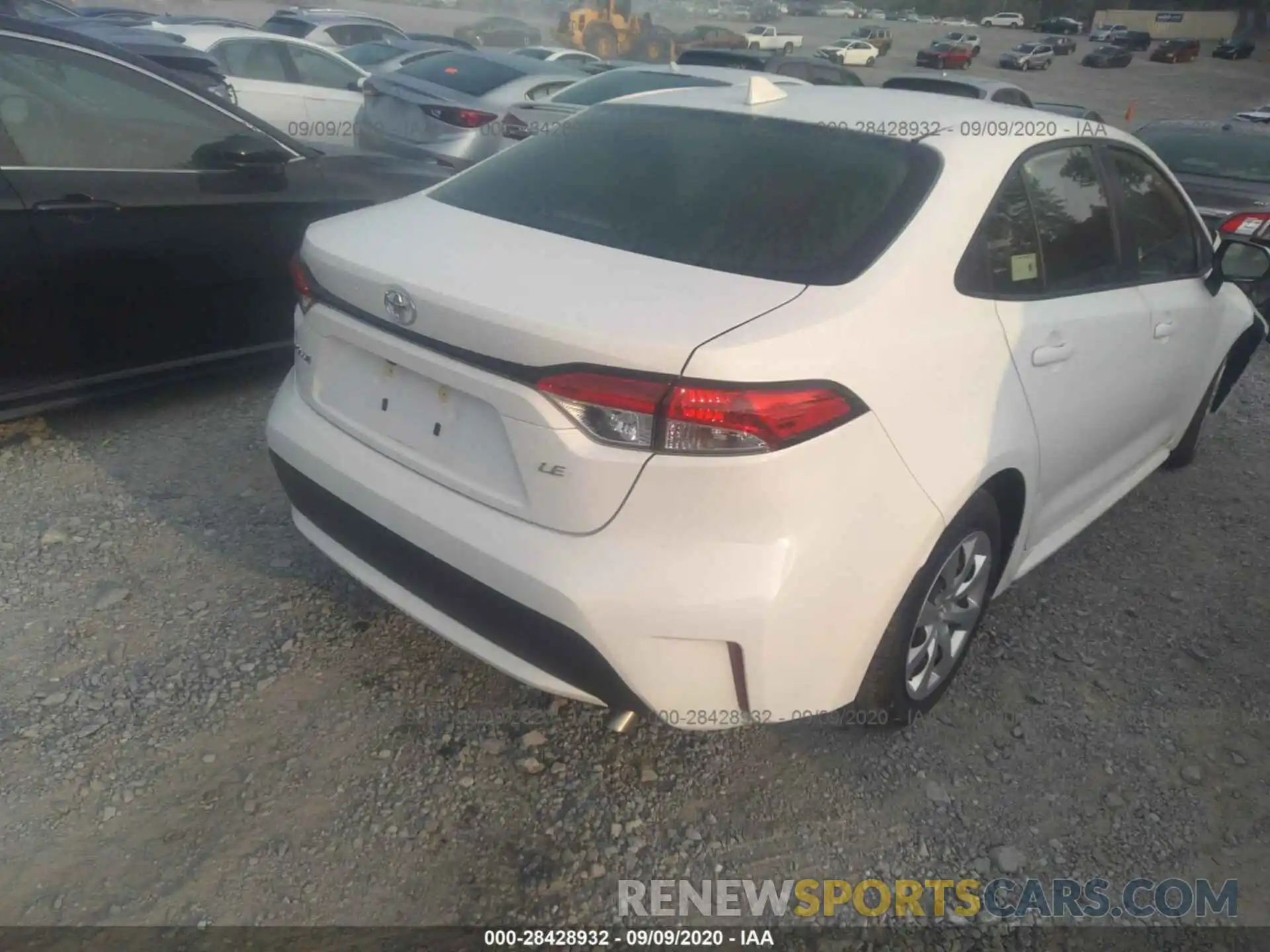 4 Photograph of a damaged car JTDEPRAEXLJ091549 TOYOTA COROLLA 2020