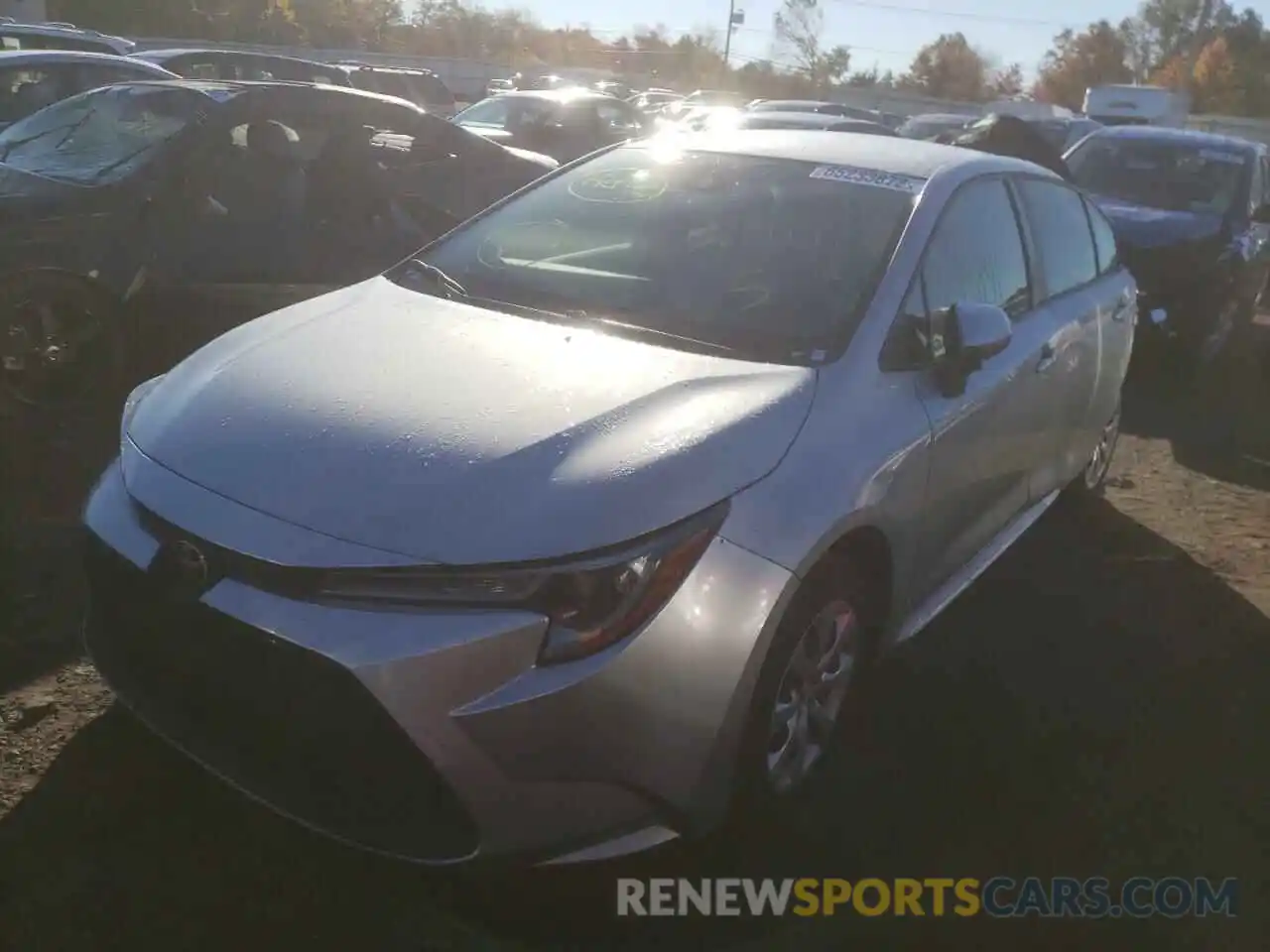 2 Photograph of a damaged car JTDEPRAEXLJ091812 TOYOTA COROLLA 2020