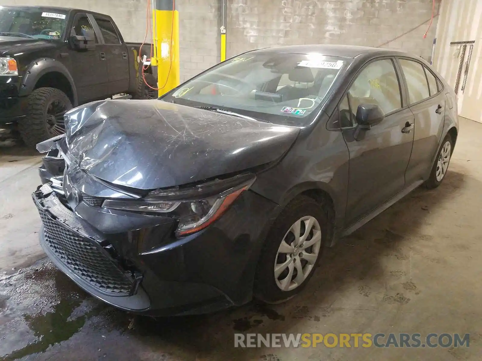 2 Photograph of a damaged car JTDEPRAEXLJ091907 TOYOTA COROLLA 2020