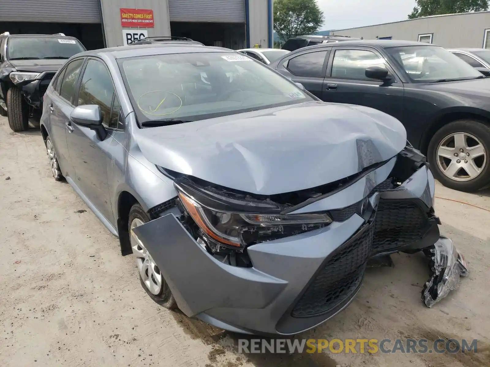 1 Photograph of a damaged car JTDEPRAEXLJ091972 TOYOTA COROLLA 2020