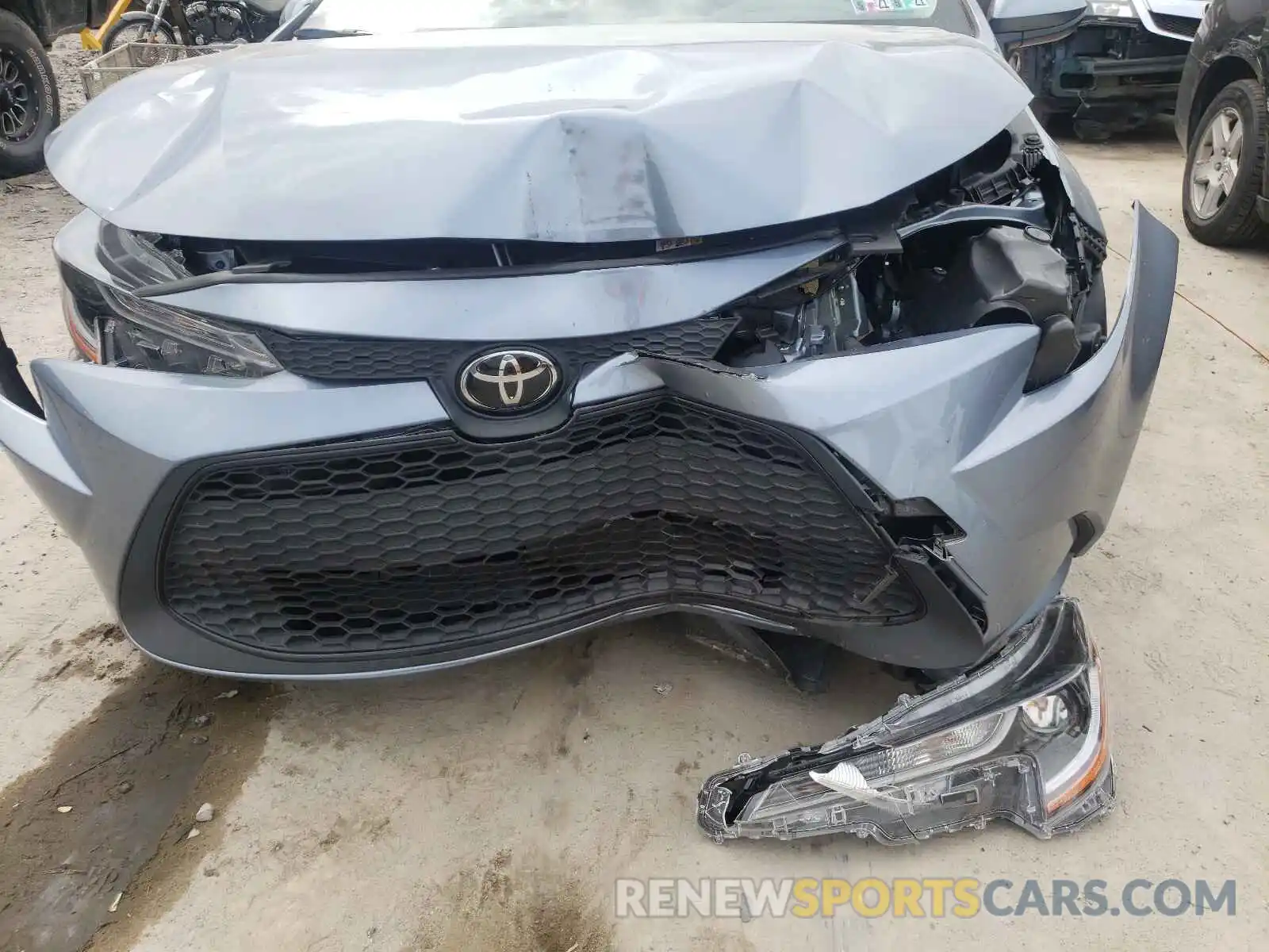 9 Photograph of a damaged car JTDEPRAEXLJ091972 TOYOTA COROLLA 2020