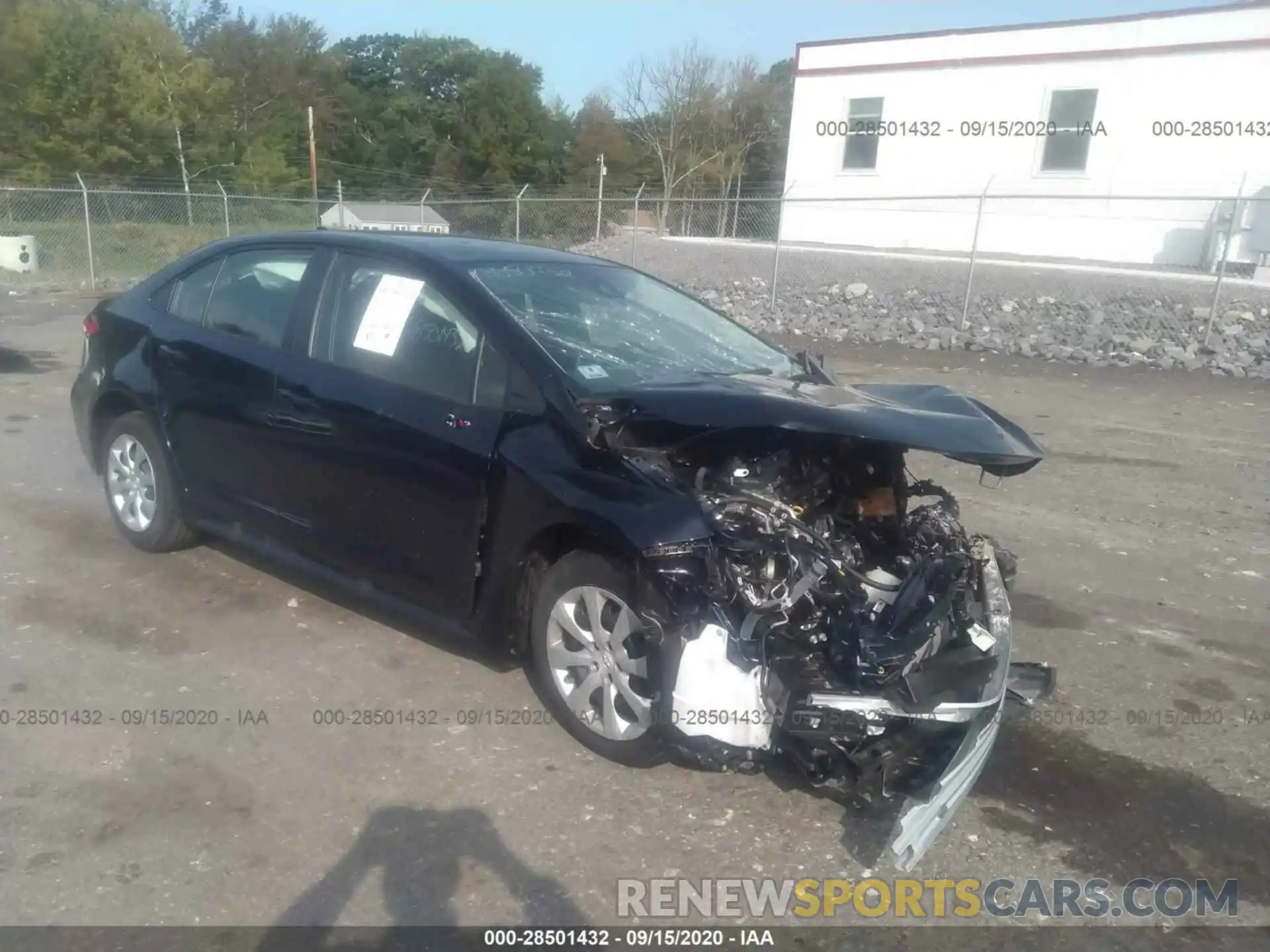 1 Photograph of a damaged car JTDEPRAEXLJ092099 TOYOTA COROLLA 2020