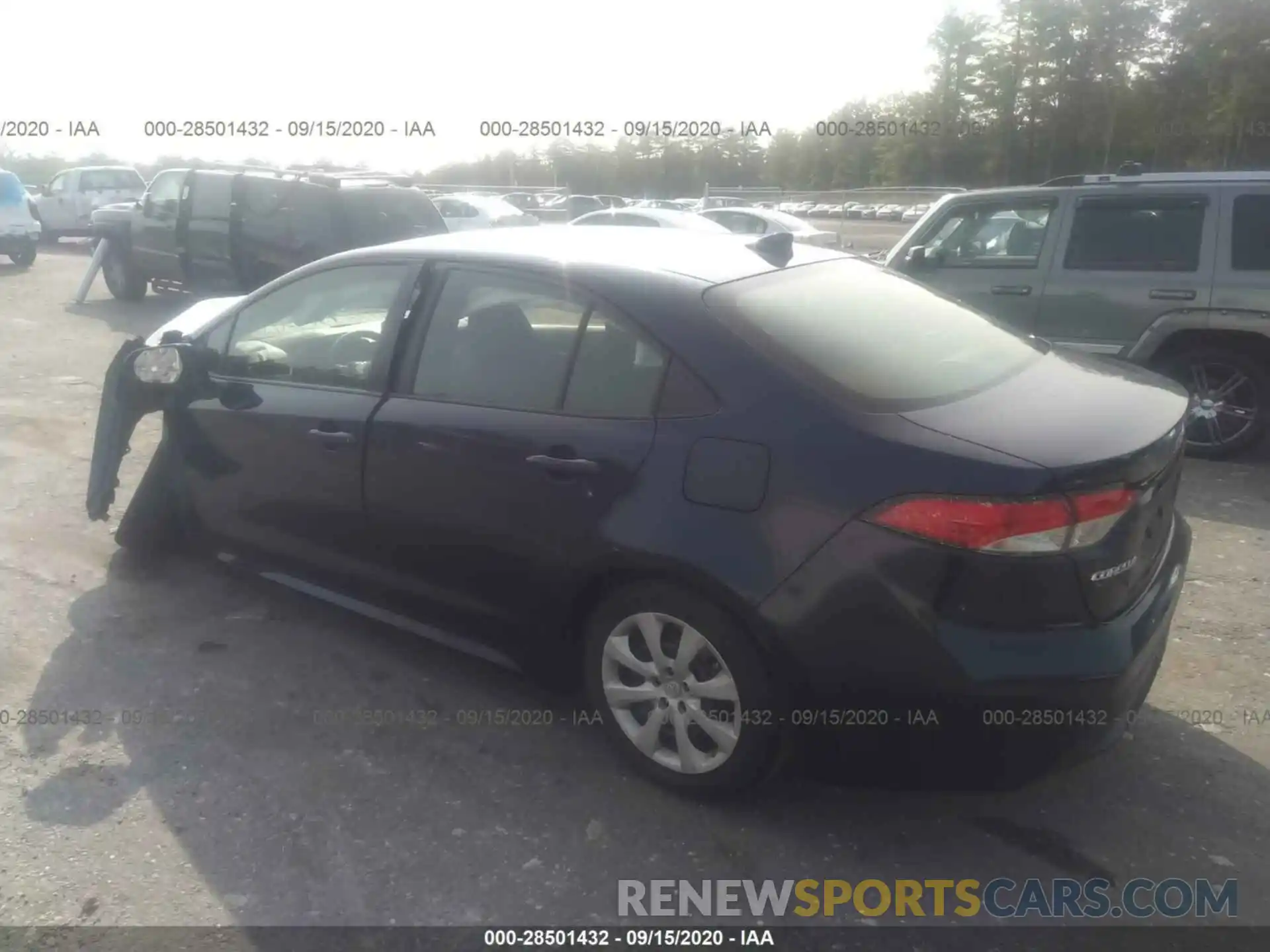 3 Photograph of a damaged car JTDEPRAEXLJ092099 TOYOTA COROLLA 2020