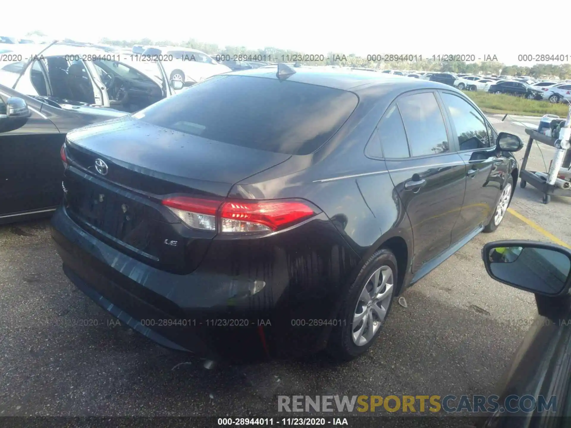 4 Photograph of a damaged car JTDEPRAEXLJ092247 TOYOTA COROLLA 2020