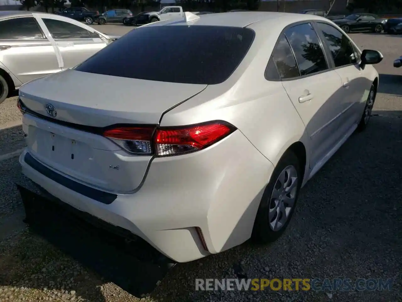 4 Photograph of a damaged car JTDEPRAEXLJ092412 TOYOTA COROLLA 2020