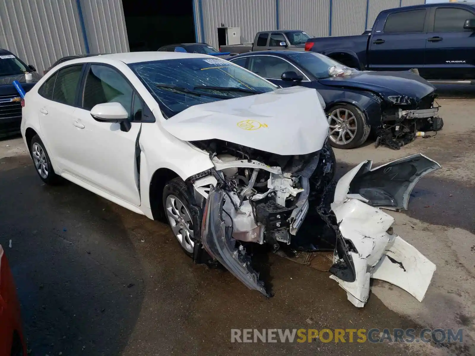 1 Photograph of a damaged car JTDEPRAEXLJ092510 TOYOTA COROLLA 2020