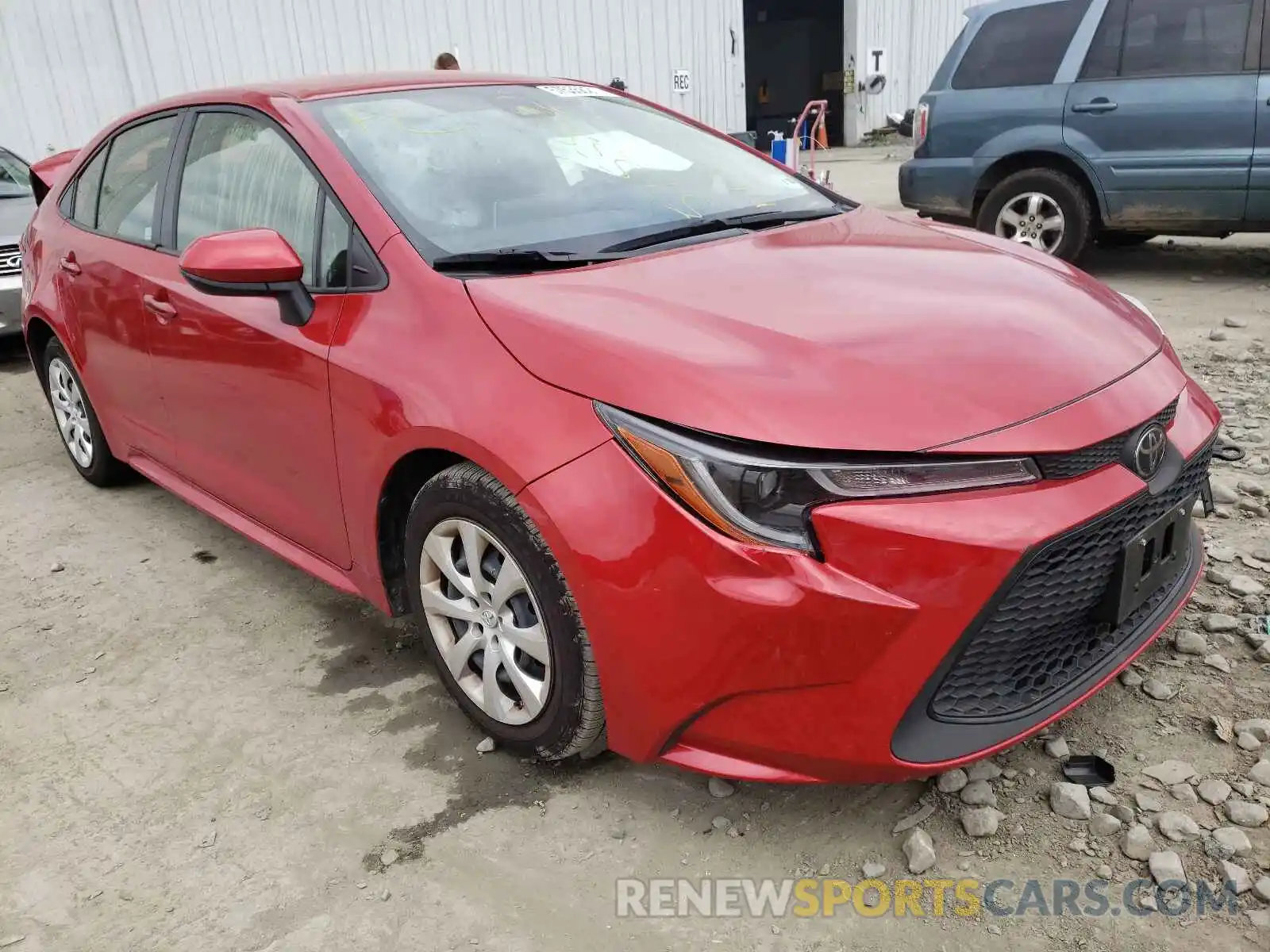 1 Photograph of a damaged car JTDEPRAEXLJ093429 TOYOTA COROLLA 2020