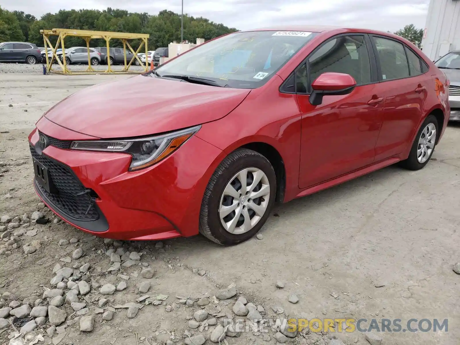 2 Photograph of a damaged car JTDEPRAEXLJ093429 TOYOTA COROLLA 2020