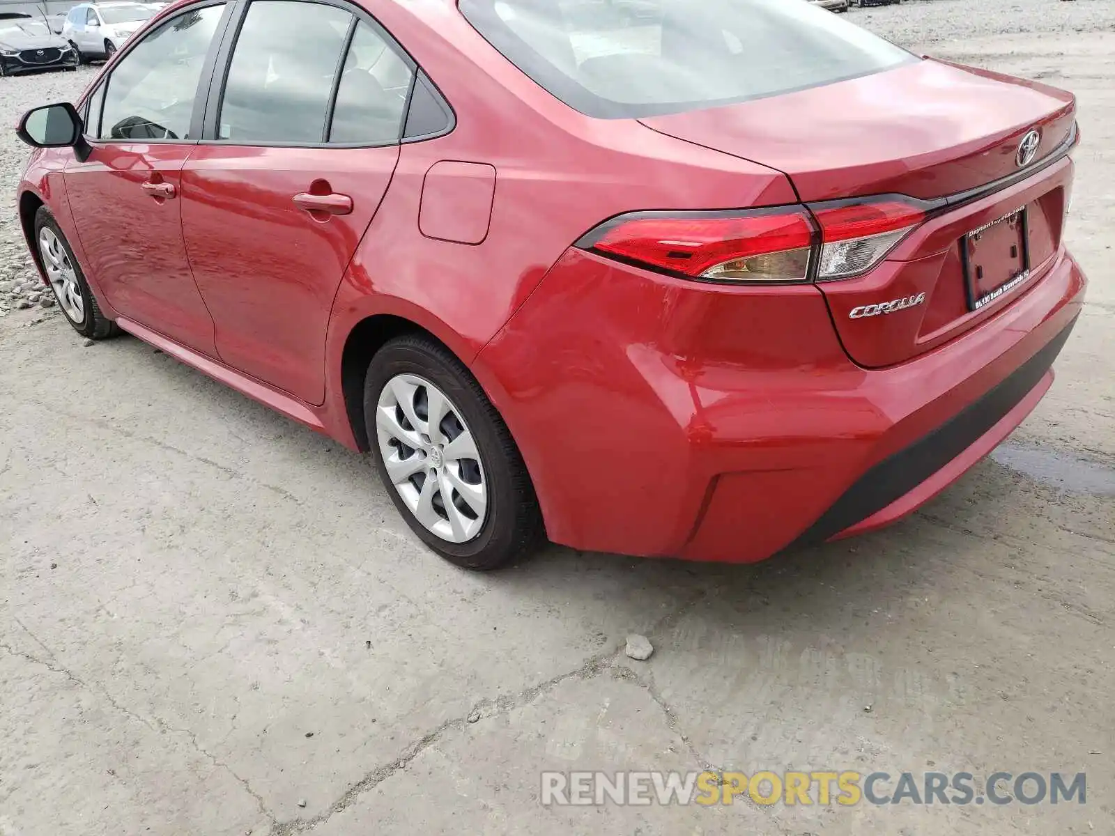 3 Photograph of a damaged car JTDEPRAEXLJ093429 TOYOTA COROLLA 2020