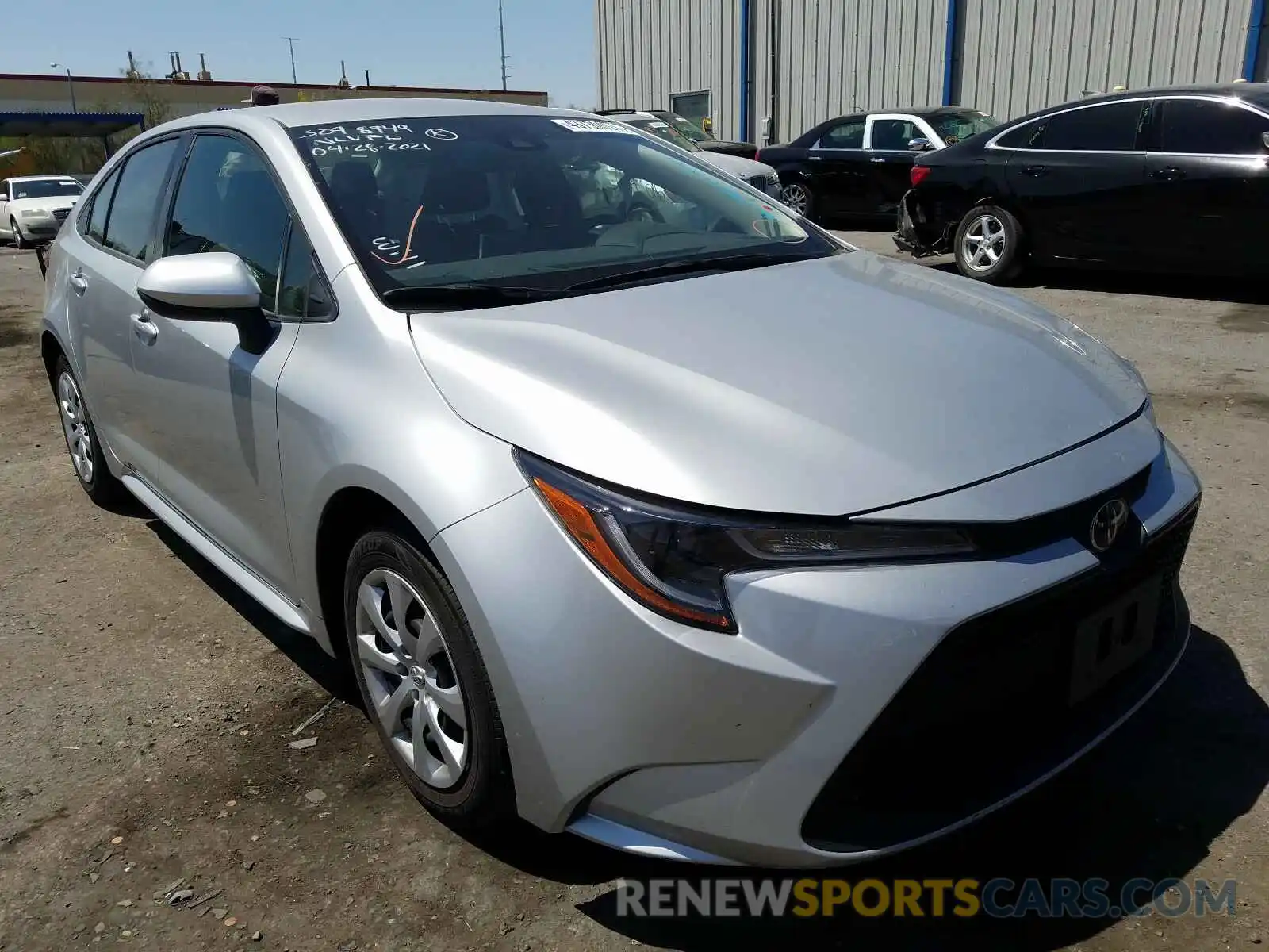 1 Photograph of a damaged car JTDEPRAEXLJ094533 TOYOTA COROLLA 2020