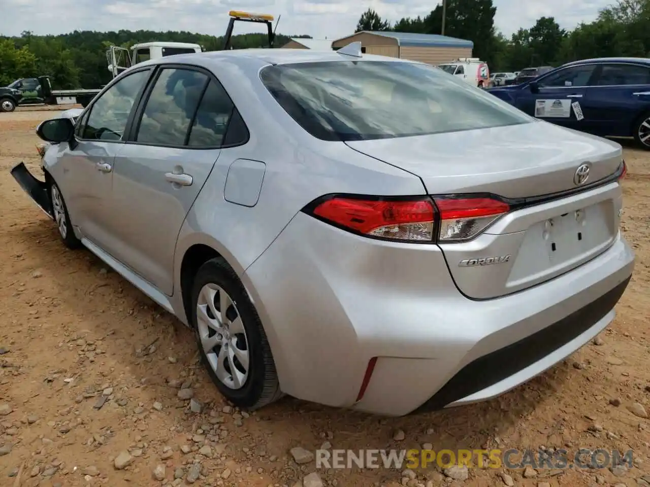 3 Photograph of a damaged car JTDEPRAEXLJ094841 TOYOTA COROLLA 2020