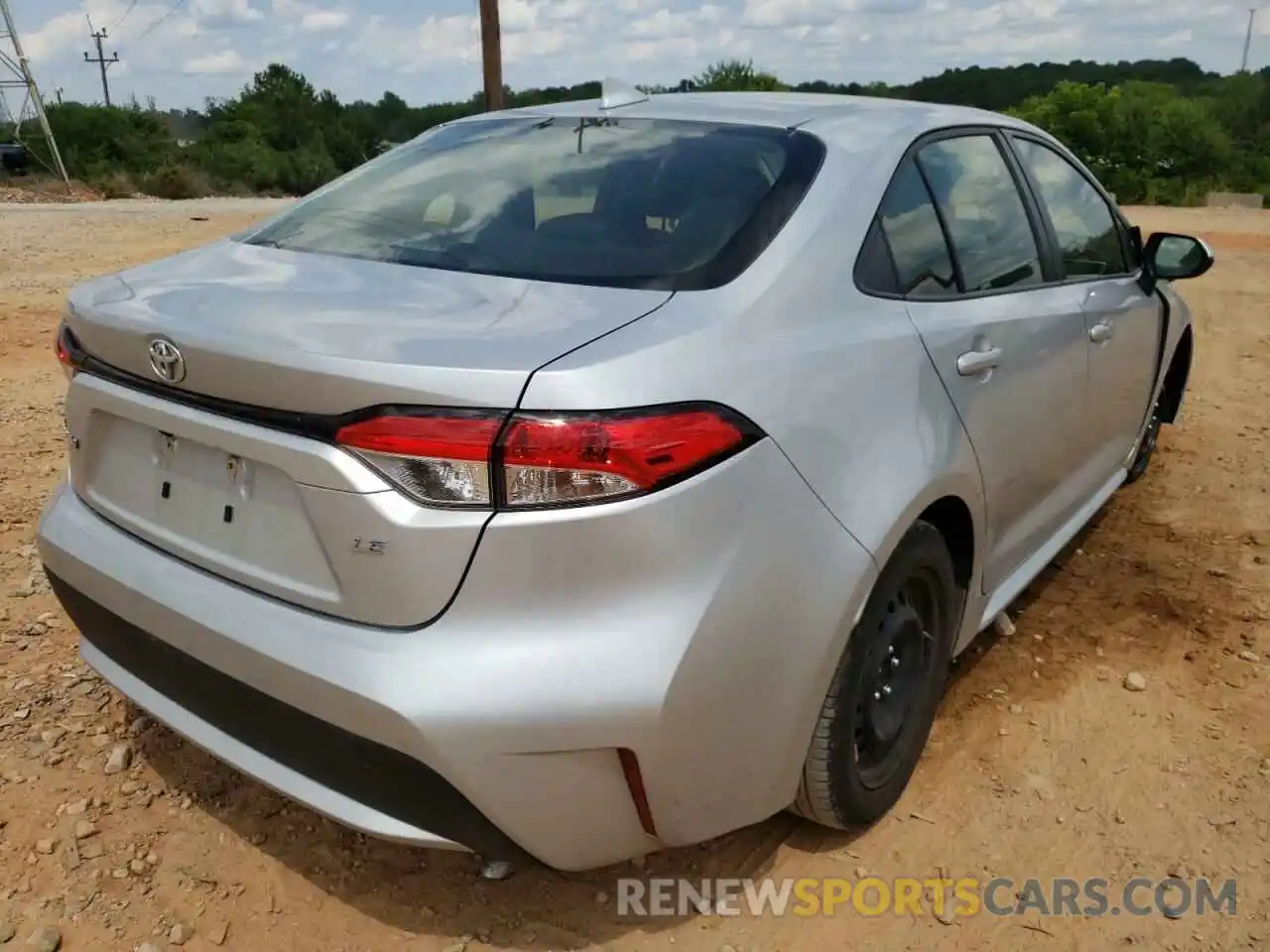 4 Photograph of a damaged car JTDEPRAEXLJ094841 TOYOTA COROLLA 2020