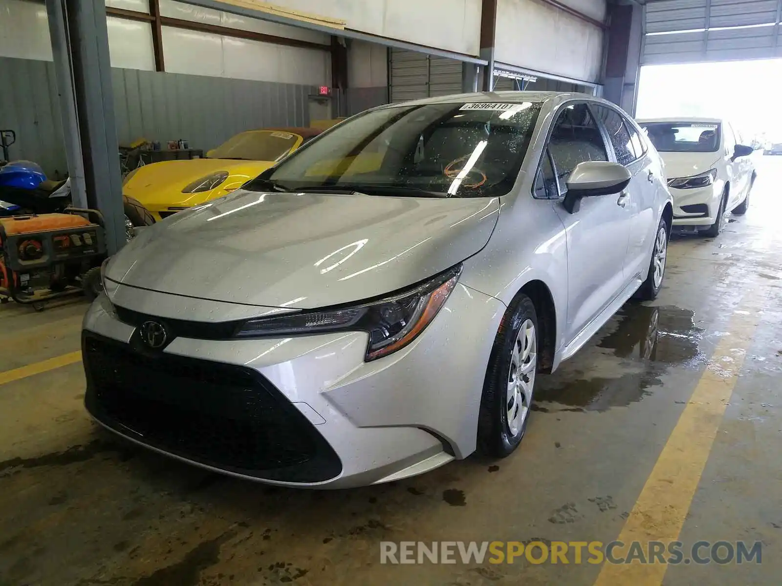 2 Photograph of a damaged car JTDEPRAEXLJ094984 TOYOTA COROLLA 2020