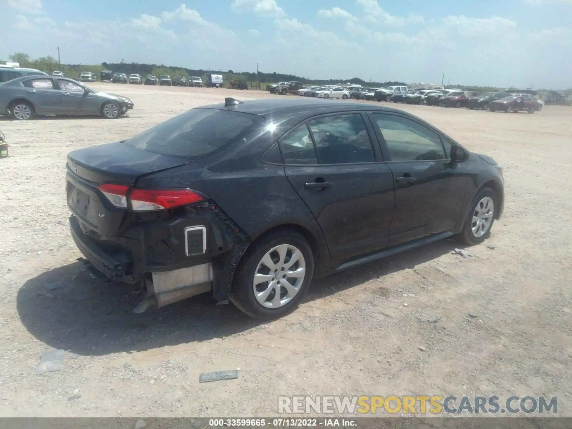 4 Photograph of a damaged car JTDEPRAEXLJ095312 TOYOTA COROLLA 2020