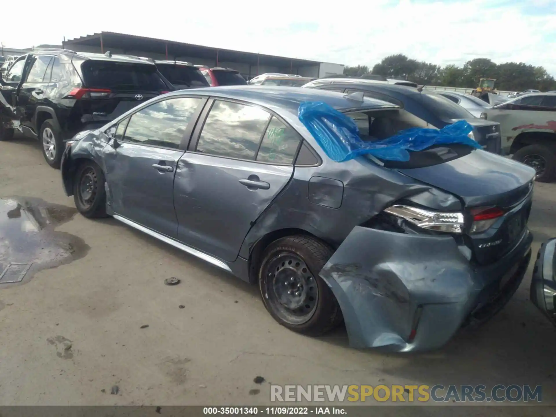 6 Photograph of a damaged car JTDEPRAEXLJ095620 TOYOTA COROLLA 2020