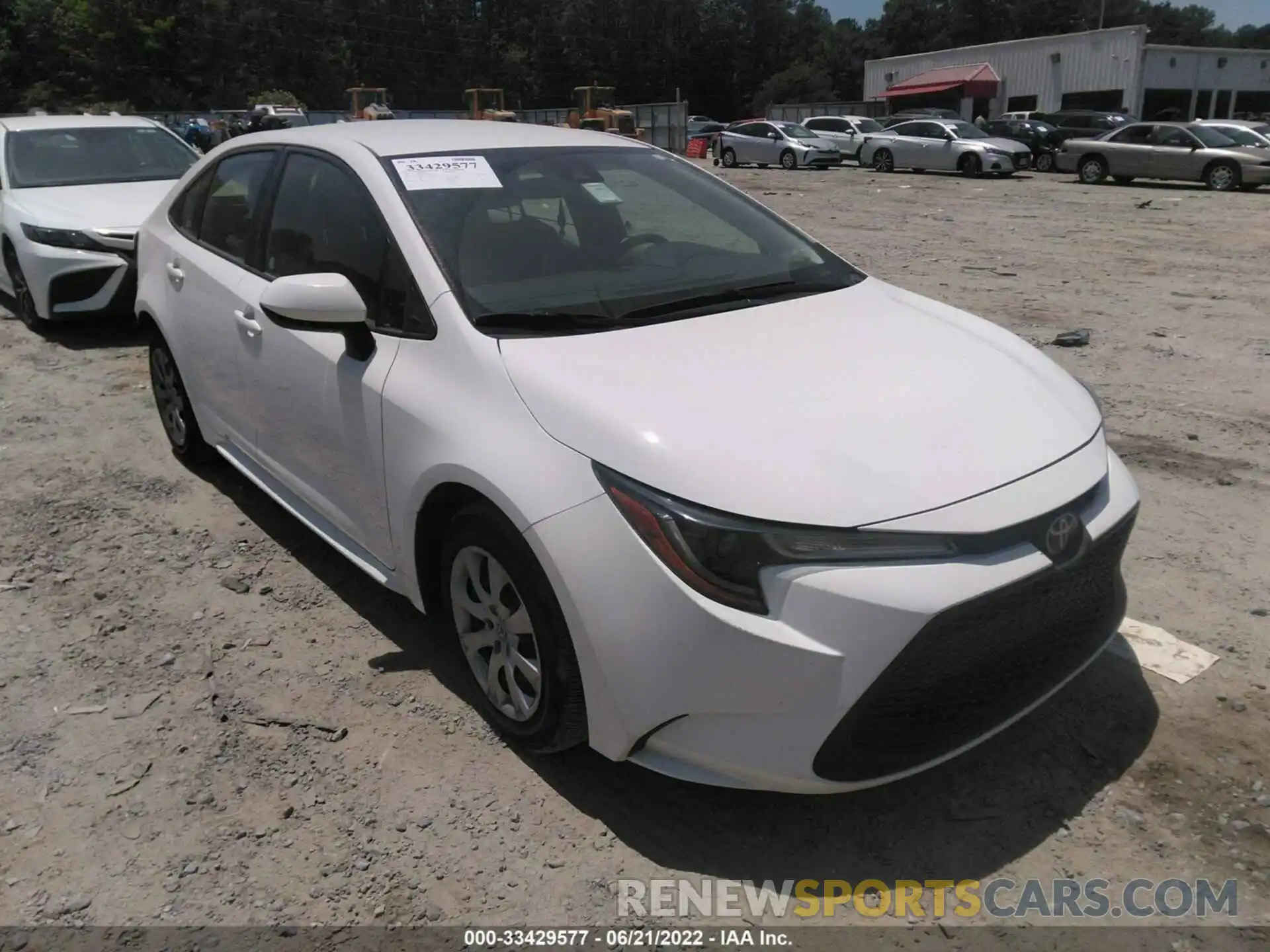 1 Photograph of a damaged car JTDEPRAEXLJ095634 TOYOTA COROLLA 2020