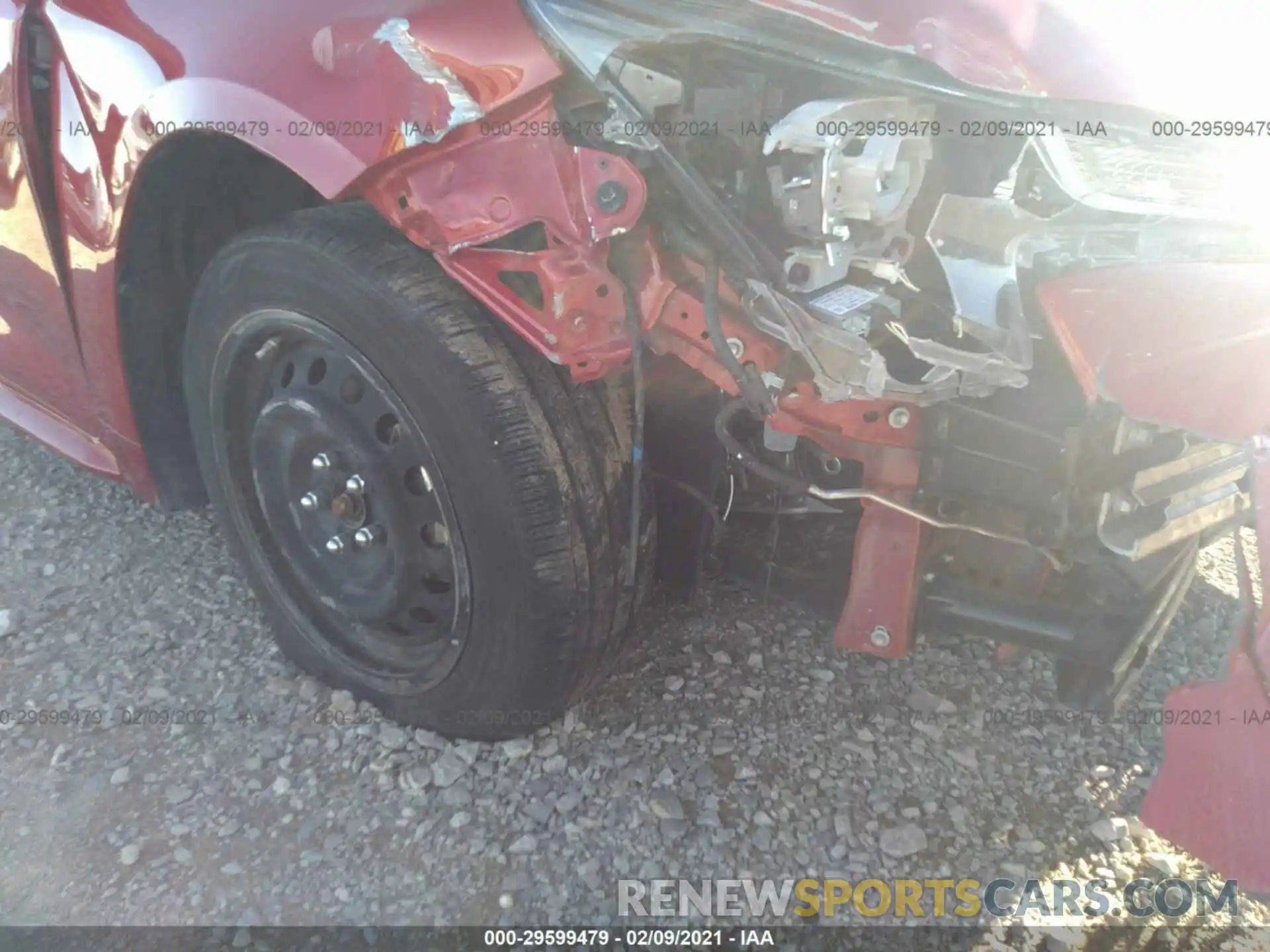 6 Photograph of a damaged car JTDEPRAEXLJ096699 TOYOTA COROLLA 2020