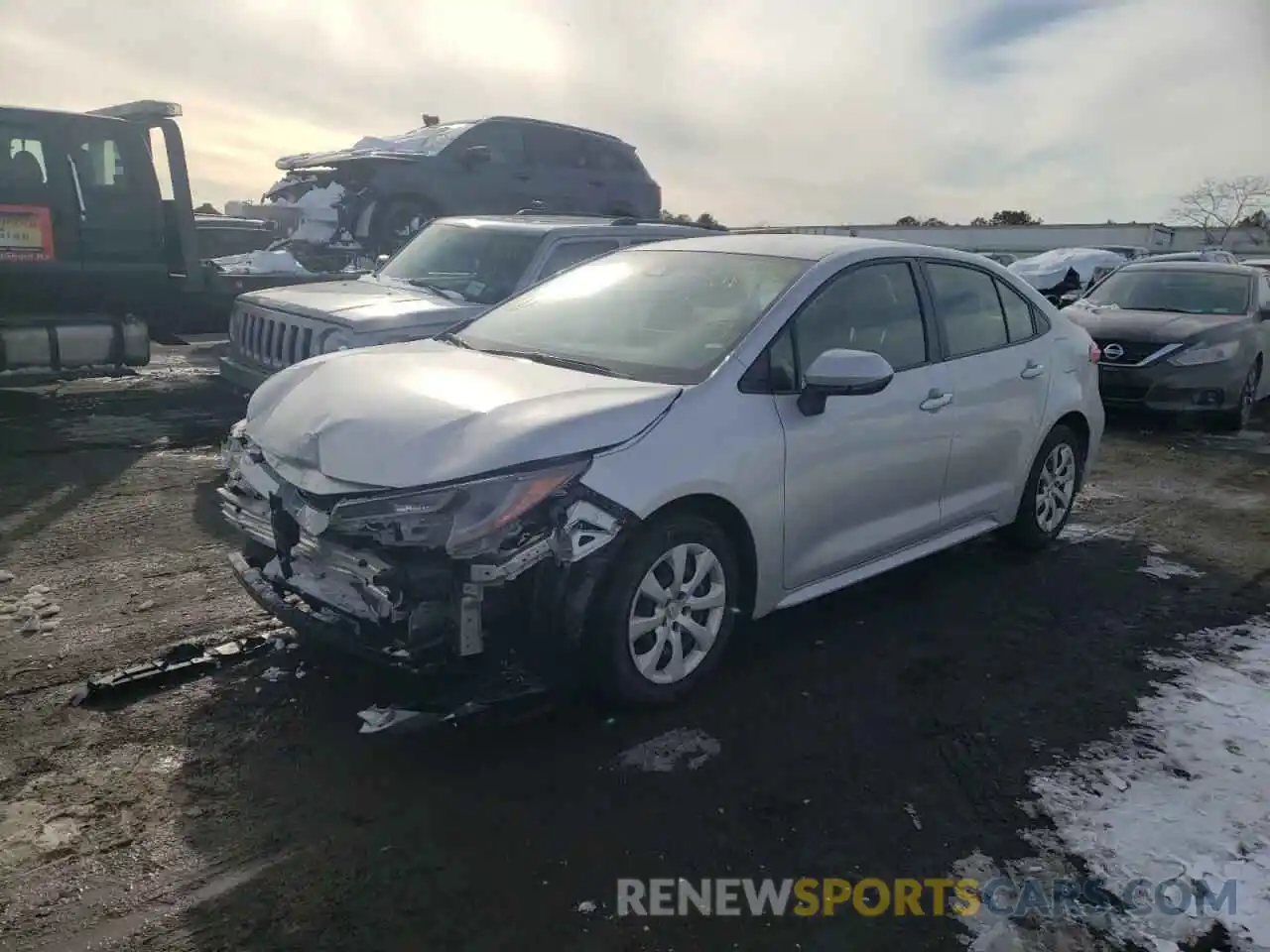 2 Photograph of a damaged car JTDEPRAEXLJ096783 TOYOTA COROLLA 2020