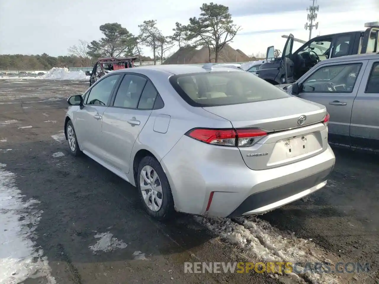 3 Photograph of a damaged car JTDEPRAEXLJ096783 TOYOTA COROLLA 2020