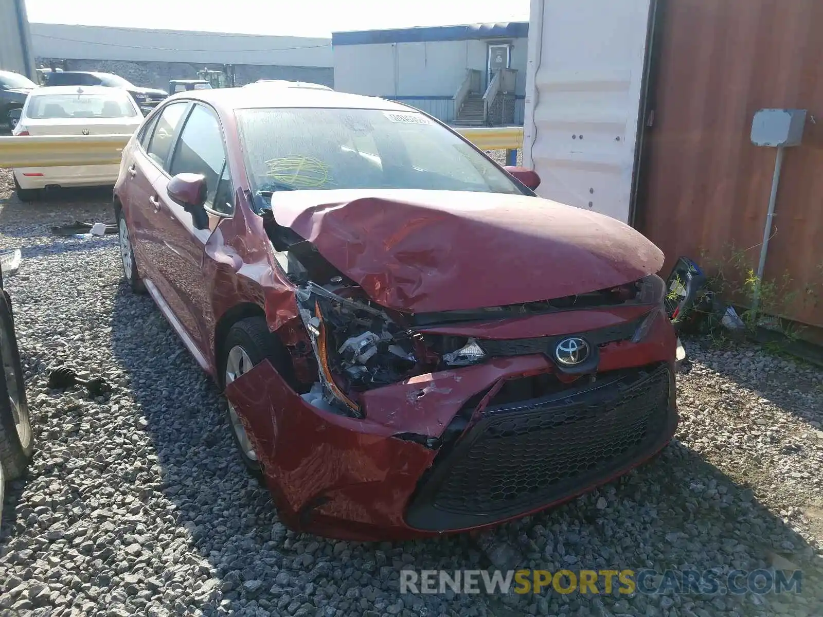 1 Photograph of a damaged car JTDEPRAEXLJ096959 TOYOTA COROLLA 2020