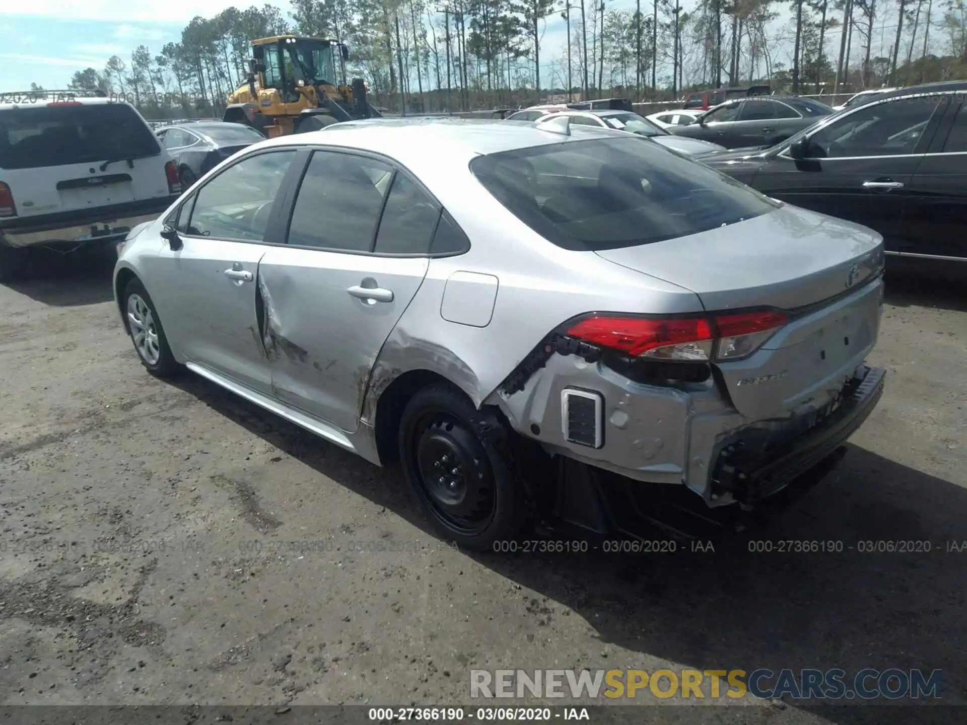 3 Photograph of a damaged car JTDEPRAEXLJ097013 TOYOTA COROLLA 2020