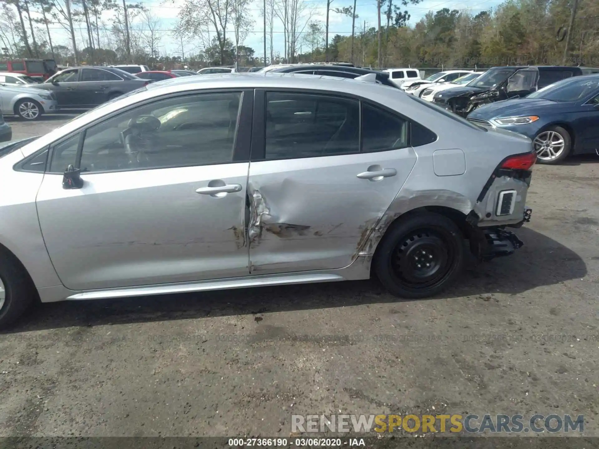 6 Photograph of a damaged car JTDEPRAEXLJ097013 TOYOTA COROLLA 2020