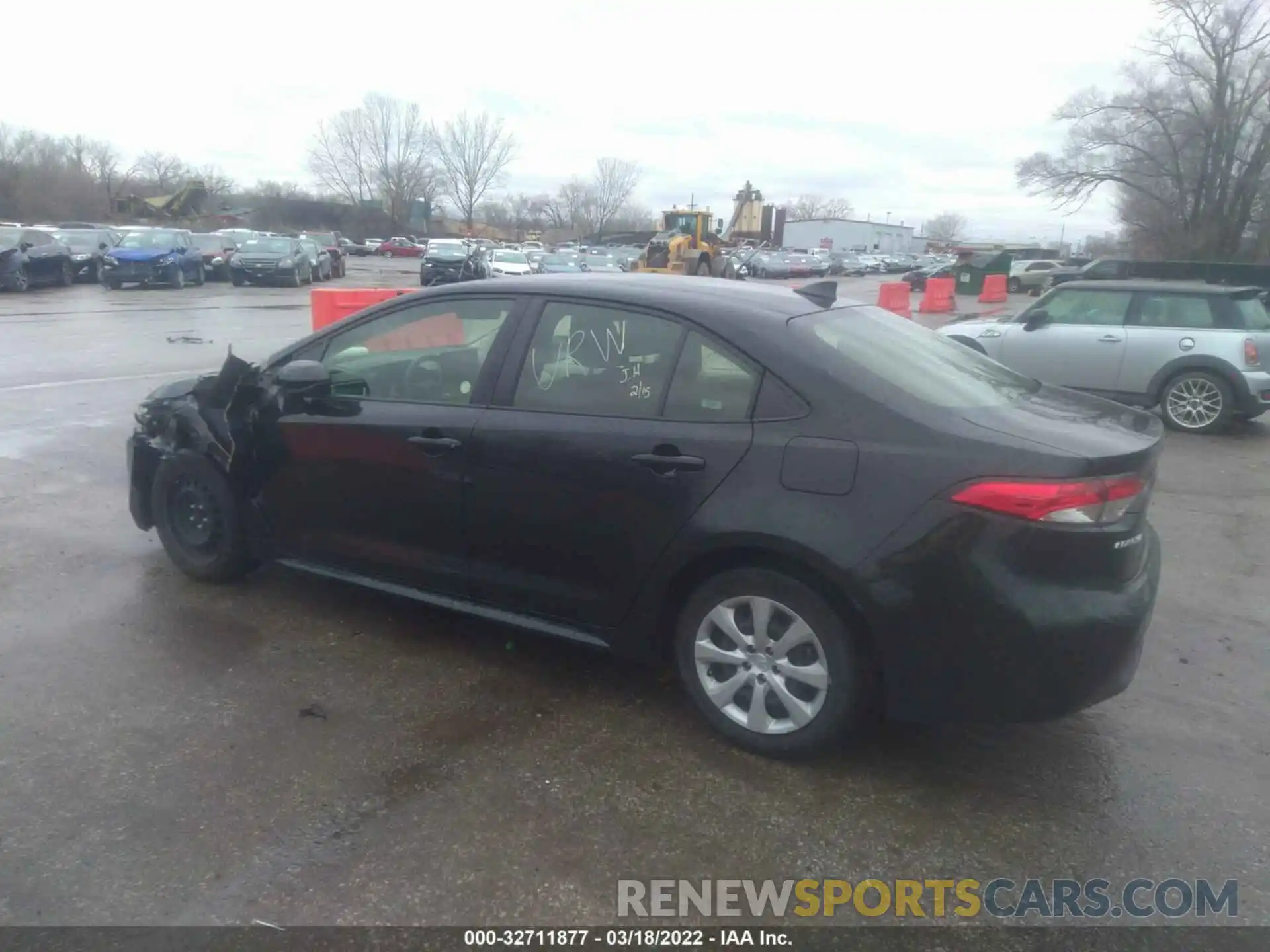 3 Photograph of a damaged car JTDEPRAEXLJ097223 TOYOTA COROLLA 2020