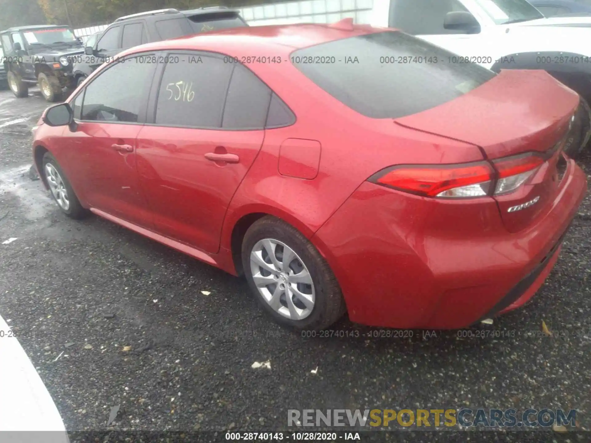 3 Photograph of a damaged car JTDEPRAEXLJ098131 TOYOTA COROLLA 2020