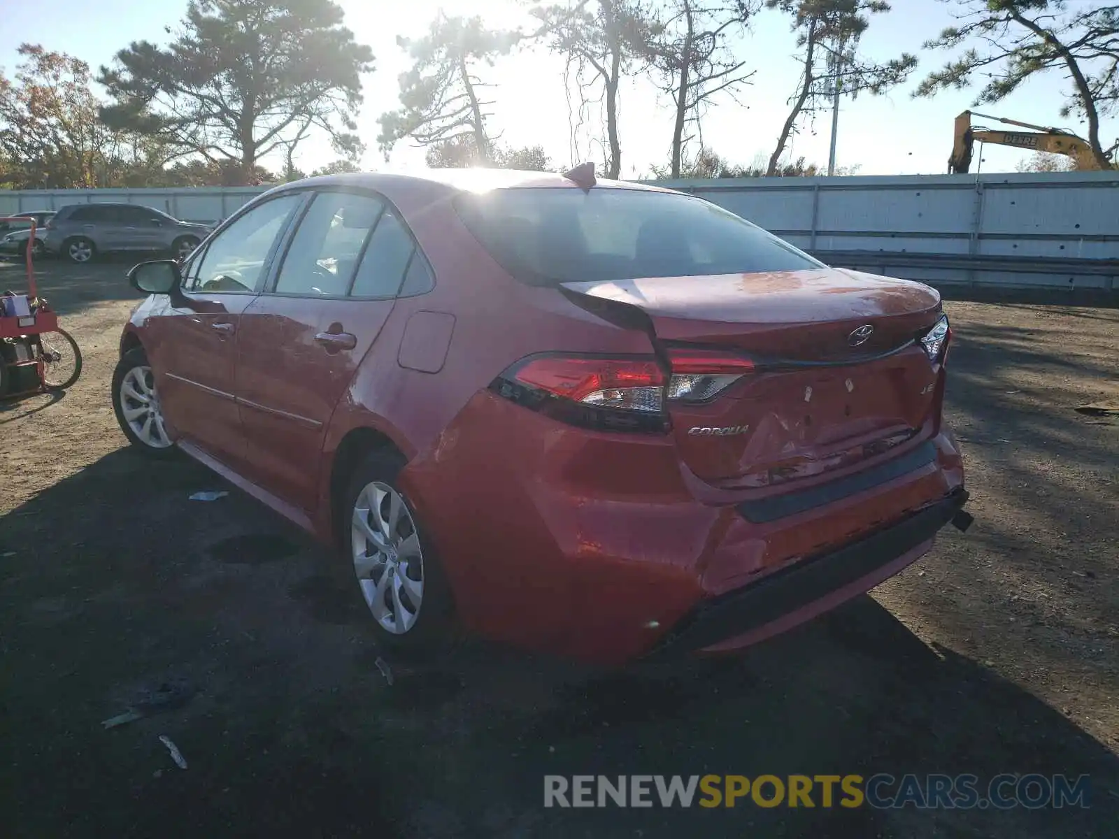 3 Photograph of a damaged car JTDEPRAEXLJ098775 TOYOTA COROLLA 2020