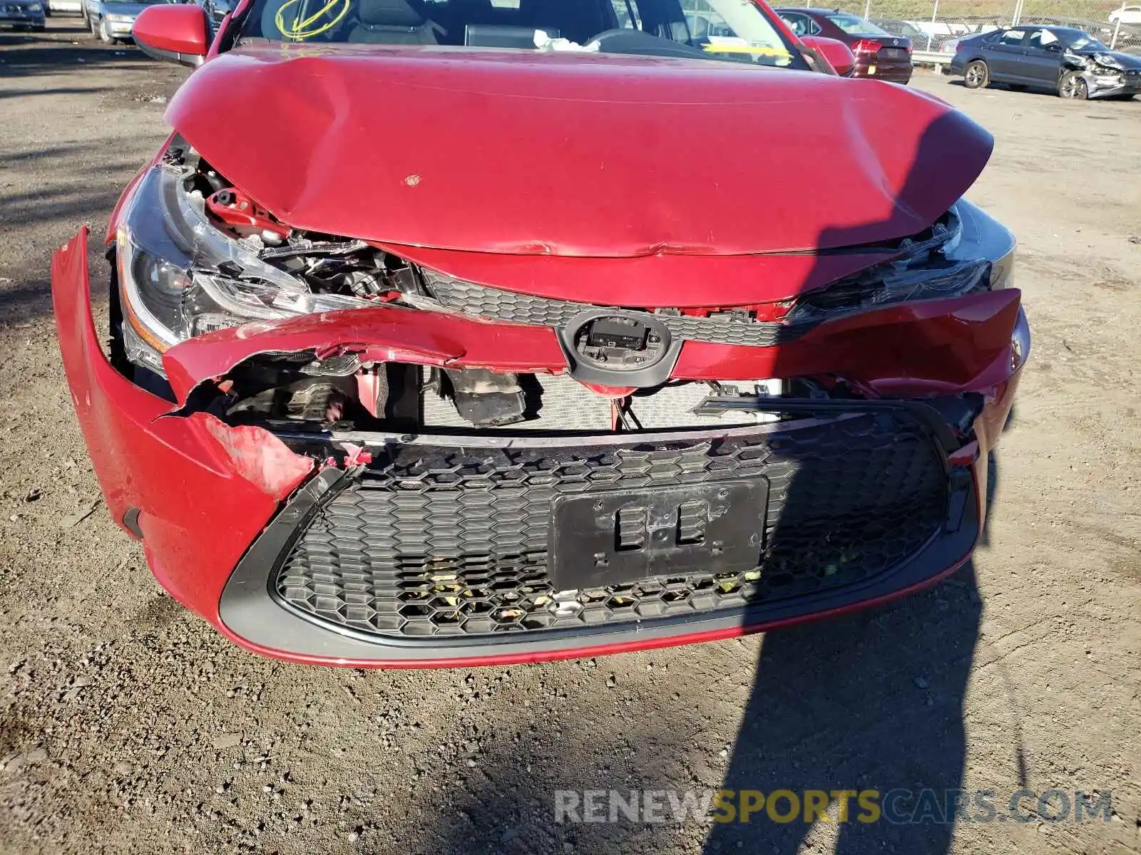 9 Photograph of a damaged car JTDEPRAEXLJ098775 TOYOTA COROLLA 2020