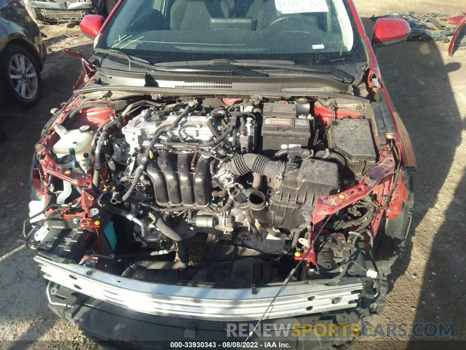 10 Photograph of a damaged car JTDEPRAEXLJ099005 TOYOTA COROLLA 2020