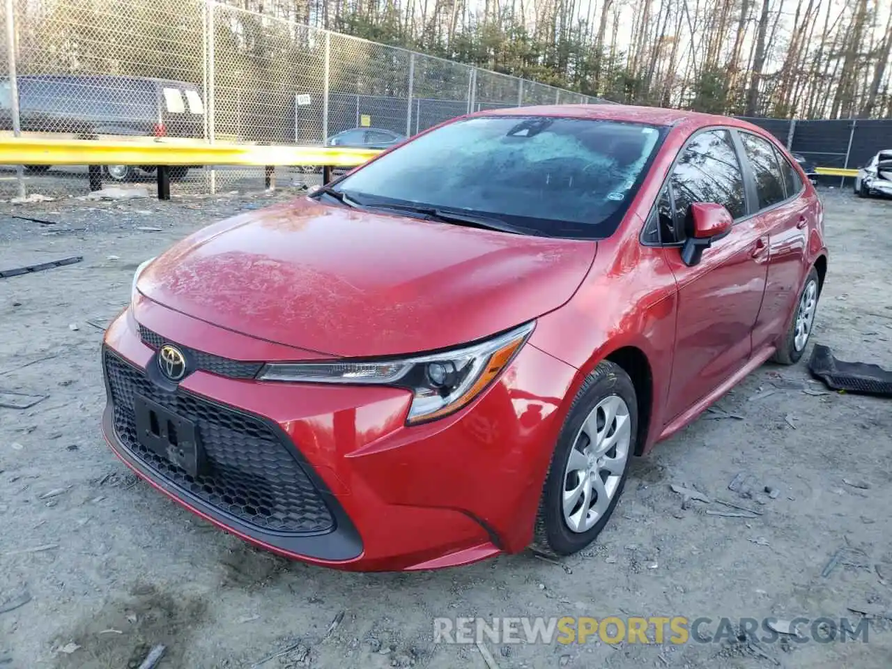 2 Photograph of a damaged car JTDEPRAEXLJ099389 TOYOTA COROLLA 2020