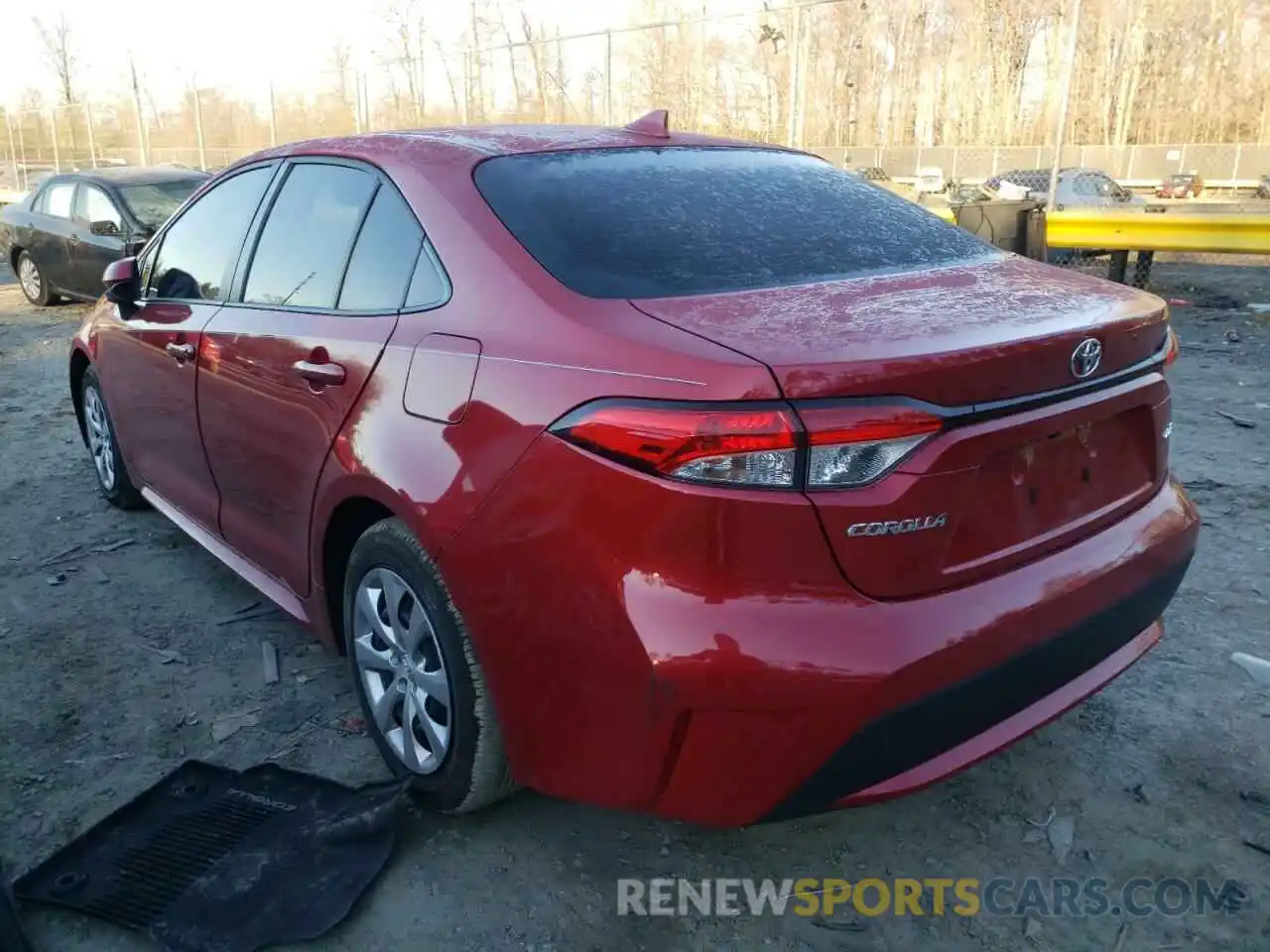 3 Photograph of a damaged car JTDEPRAEXLJ099389 TOYOTA COROLLA 2020