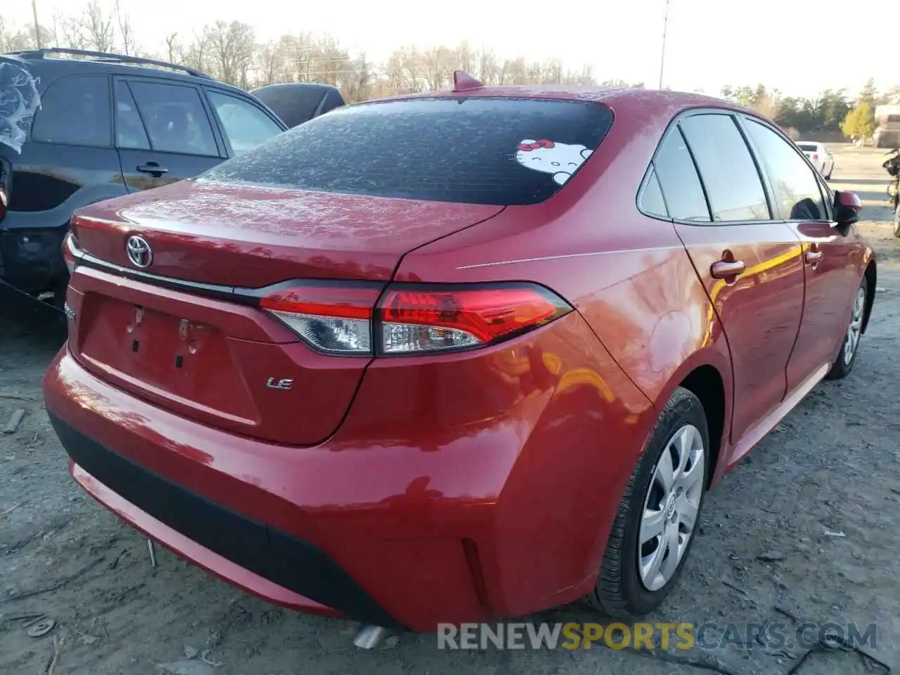 4 Photograph of a damaged car JTDEPRAEXLJ099389 TOYOTA COROLLA 2020