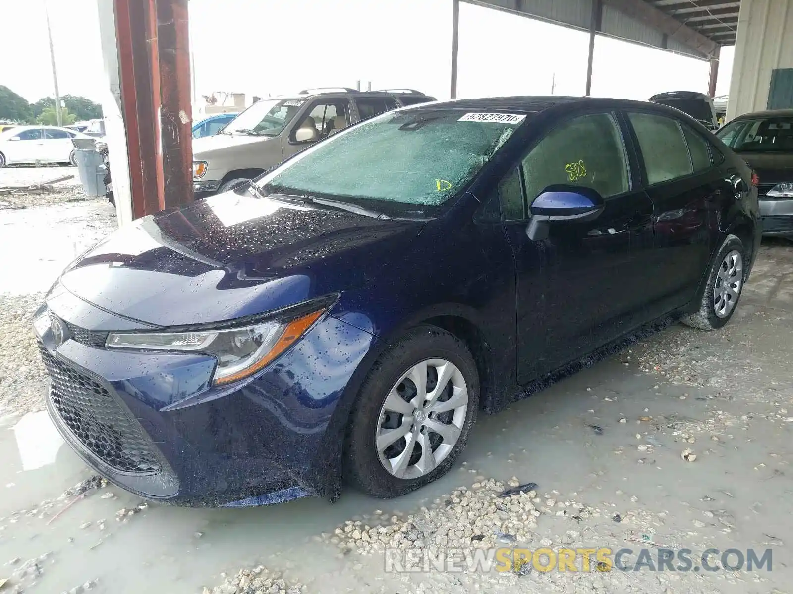 2 Photograph of a damaged car JTDEPRAEXLJ099828 TOYOTA COROLLA 2020