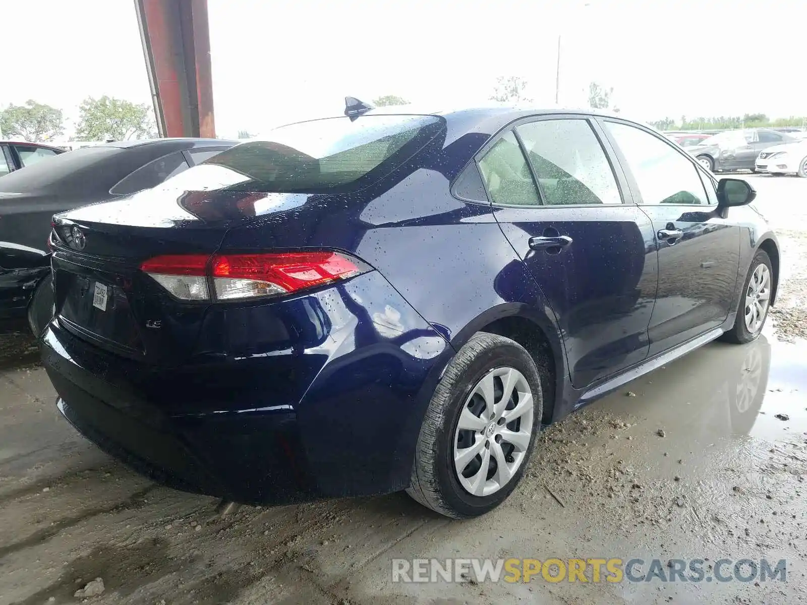 4 Photograph of a damaged car JTDEPRAEXLJ099828 TOYOTA COROLLA 2020